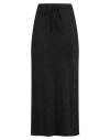 Kontatto Woman Midi Skirt Black Size Onesize Viscose, Polyamide, Polyester, Metal In Black