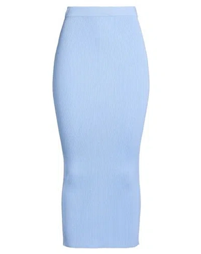 Kontatto Woman Midi Skirt Light Blue Size Onesize Viscose, Polyester