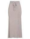 Kontatto Woman Midi Skirt Taupe Size Onesize Viscose, Polyamide, Polyester, Metal In Brown