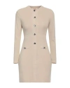 Kontatto Woman Mini Dress Beige Size Onesize Viscose, Acrylic, Elastane