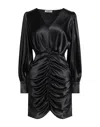 Kontatto Short Dresses In Black