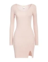 Kontatto Woman Mini Dress Blush Size Onesize Viscose, Polyester In Pink