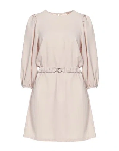 Kontatto Woman Mini Dress Ivory Size S Polyester, Elastane In White