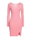 Kontatto Woman Mini Dress Pink Size Onesize Viscose, Polyester