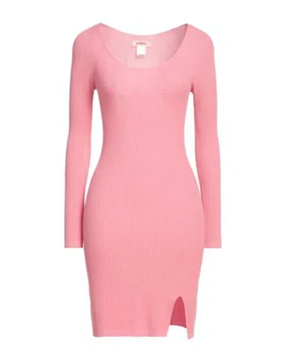 Kontatto Woman Mini Dress Pink Size Onesize Viscose, Polyester