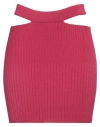 Kontatto Woman Mini Skirt Magenta Size Onesize Viscose, Acrylic, Elastane