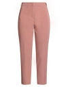 Kontatto Woman Pants Antique Rose Size 10 Polyester, Elastane In Pink