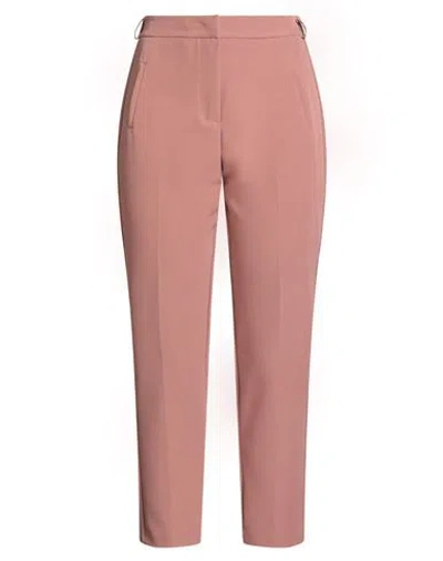 Kontatto Woman Pants Antique Rose Size 10 Polyester, Elastane In Pink
