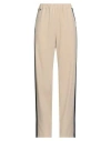 Kontatto Woman Pants Beige Size M Polyester, Elastane In Neutral