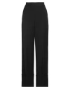 Kontatto Woman Pants Black Size 10 Polyester, Viscose, Elastane In Black