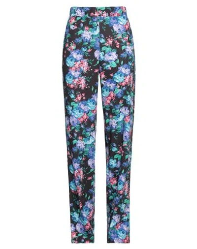 Kontatto Woman Pants Black Size 8 Polyester