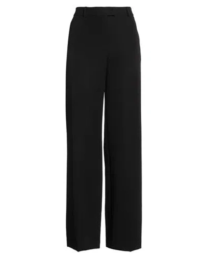 KONTATTO KONTATTO WOMAN PANTS BLACK SIZE 8 POLYESTER, ELASTANE