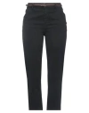 Kontatto Woman Pants Black Size Xs Cotton, Elastane