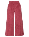 Kontatto Woman Pants Burgundy Size S Polyester, Polyamide, Elastane In Red
