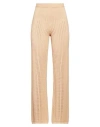Kontatto Woman Pants Camel Size Onesize Cotton In Nude