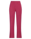 Kontatto Woman Pants Fuchsia Size Onesize Acrylic, Polyamide, Wool, Elastane In Pink