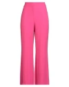 Kontatto Woman Pants Fuchsia Size Xs Polyester, Elastane In Pink