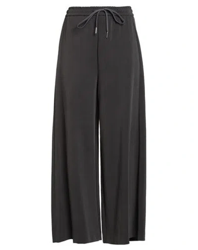 Kontatto Woman Pants Gunmetal Size 8 Modal, Polyester In Gray