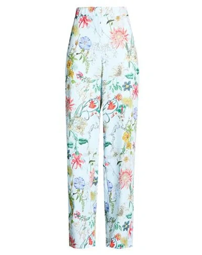 Kontatto Woman Pants Light Blue Size 8 Polyester