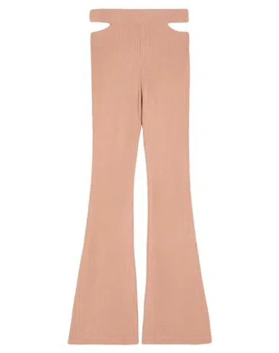 Kontatto Woman Pants Light Brown Size Onesize Viscose, Acrylic, Elastane In Beige