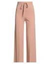 Kontatto Woman Pants Light Brown Size Onesize Viscose, Acrylic, Elastane In Pink