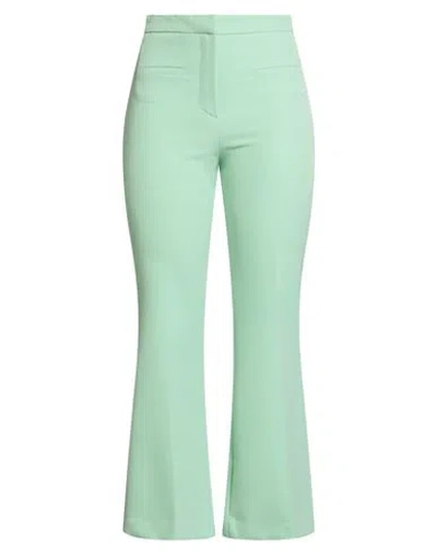 Kontatto Woman Pants Light Green Size 10 Polyester, Elastane