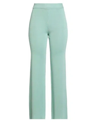 Kontatto Woman Pants Light Green Size Onesize Viscose, Polyester