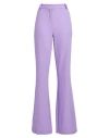 Kontatto Woman Pants Lilac Size M Polyester, Elastane In Purple