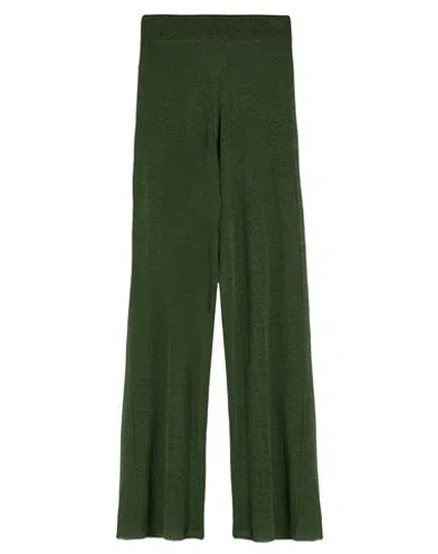 Kontatto Woman Pants Military Green Size Onesize Linen, Polyamide