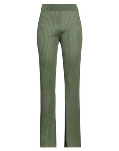 Kontatto Woman Pants Military Green Size Onesize Viscose, Polyester