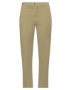 Kontatto Woman Pants Military Green Size Xs Cotton, Elastane In Green