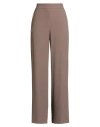Kontatto Woman Pants Taupe Size 10 Polyester, Elastane In Gray