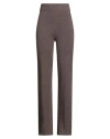 Kontatto Woman Pants Taupe Size Onesize Viscose, Polyester, Polyamide In Gray