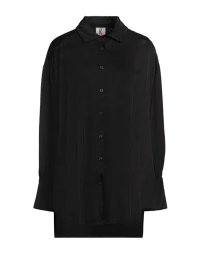 Kontatto Woman Shirt Black Size Onesize Viscose