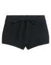Kontatto Woman Shorts & Bermuda Shorts Black Size Onesize Cotton