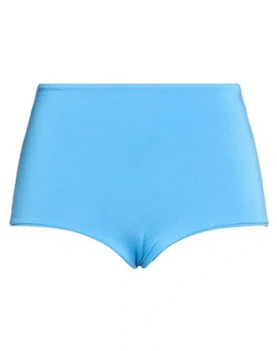 Kontatto Woman Shorts & Bermuda Shorts Light Blue Size Onesize Viscose, Elastane