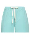 Kontatto Woman Shorts & Bermuda Shorts Light Green Size S Cotton In Green