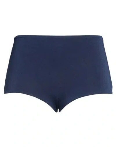 Kontatto Woman Shorts & Bermuda Shorts Navy Size Onesize Viscose, Elastane In Blue