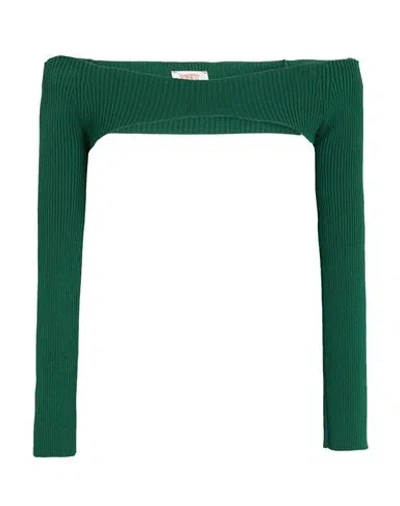 Kontatto Woman Shrug Emerald Green Size Onesize Viscose, Acrylic, Elastane