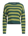 Kontatto Woman Sweater Acid Green Size Onesize Viscose, Acrylic, Elastane