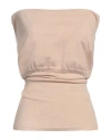Kontatto Woman Sweater Beige Size Onesize Viscose, Polyester In Beige