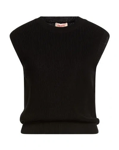 Kontatto Woman Sweater Black Size Onesize Cotton