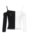 Kontatto Woman Sweater Black Size Onesize Viscose, Acrylic, Elastane In Black