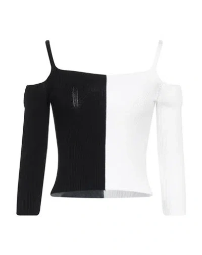 Kontatto Woman Sweater Black Size Onesize Viscose, Acrylic, Elastane