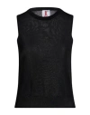 Kontatto Woman Sweater Black Size Onesize Viscose, Polyamide, Metallic Fiber In Black