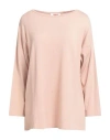 Kontatto Woman Sweater Blush Size Onesize Viscose, Acrylic, Elastane In Pink
