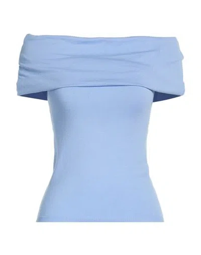 Kontatto Woman Sweater Light Blue Size Onesize Viscose, Polyester