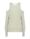 Kontatto Woman Sweater Light Green Size Onesize Alpaca Wool, Polyamide In Green