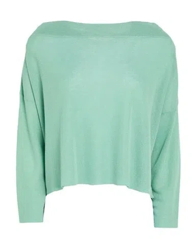 Kontatto Woman Sweater Light Green Size Onesize Viscose, Polyester