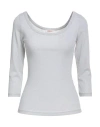 Kontatto Woman Sweater Light Grey Size Onesize Viscose, Polyester, Polyamide, Elastane In Blue